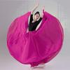 Elegant Big Swing Hem Half Skirt Double Layer Chiffon Lightweight National Folk Classical Dance Dress For Women