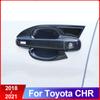 ABS cromat Autocolante pentru mânerul ușii exterioare pentru mânerul ușii Cadru bol pentru Toyota C-HR CHR 2016 2017 2018 Accesorii