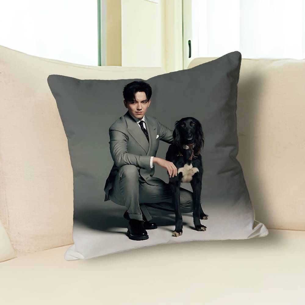 Singer D-Dimash K-Kudaibergens Celebrity Merchandise All-Match Printed Pillow Case Sofa Car Office Room Decoration Protector