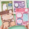 Rabbit Cartoon Sticky Notes Cartoon Rabbit Sticky Notes School Supplies Bear Sticky Notes  Students