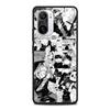 Jujutsu Kaisen Anime Tempered Glass Case Funda For Xiaomi Redmi Note 9S 10 11 9 8 Pro 10S 8T 9T 9A 9C K40 Back Shell Cover Coque
