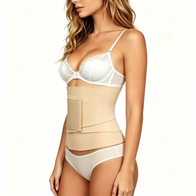 Women Waist Trainer Triple Training Wrapped Compression Segmented Corset Shapewear Belt