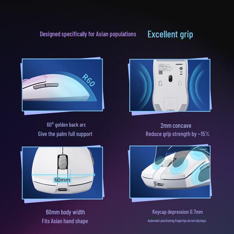 CHERRY MW 5500 8K Triple Mode Gaming Mouse