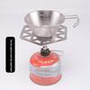 Portable Stove Stand Heat-Resistant Trivet Stainless Steel Pot Holder  Stove Stabilizer Plate Non-Slip Gas Stove Stand