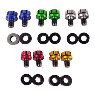 Aluminum Rear View Screws for Most Motorbike Scooter Rustproof Screws