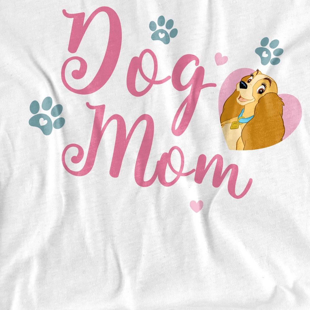 Lady And The Tramp Unisex Adult Dog Mom T-Shirt