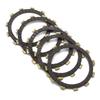 Clutch Friction Steel Plates Kit 21441‑12010 21451‑23000 For Suzuki AX100 A100 AX115 TS100 TC100 RV90 TS90 TM75 AC100 AS100