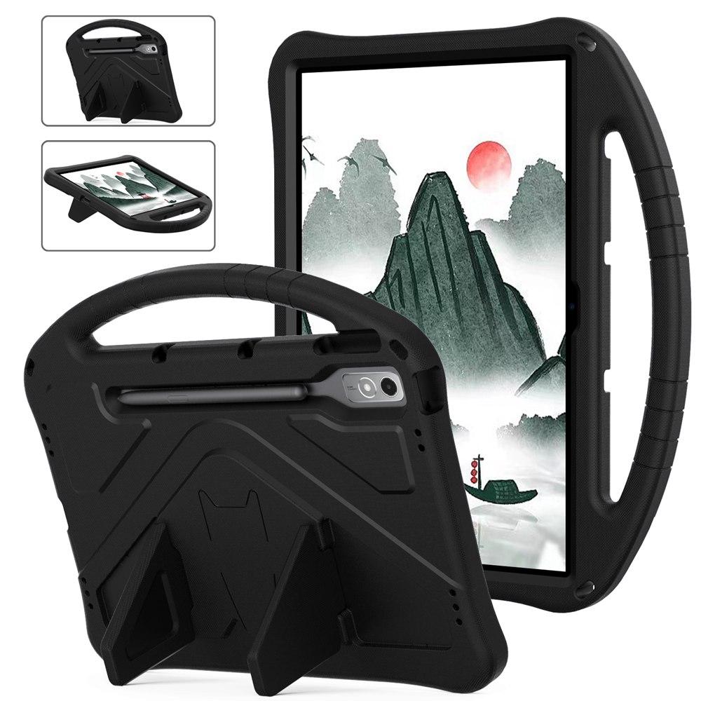 Pour Étui Tab P12 TB371FC 12.7  silicone enfants Housse Pour Xiaoxin Pad Pro 12.7 Pouces TB370FU TB370XU K12 TB240FC Coque LX Tab P12 K12 12.7 noir