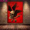 Vampire And Rose Wall Art Canvas Painting Illustration Of Ouroboros Witchcraft And Magic Poster And Print Home Decor No Frame