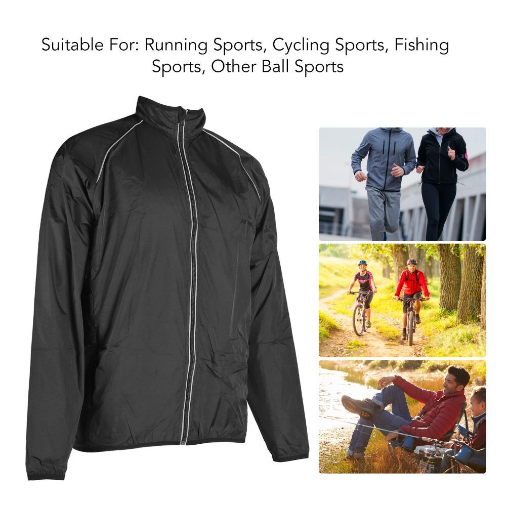 Windproof Cycling Jacket Black Off Road Motorcycle Cycling Jacket  Mountain Bike Riding