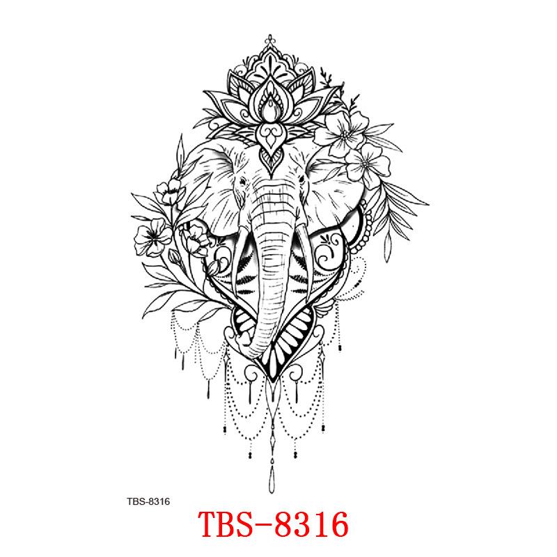 Waterproof Tattoo Sticker, Totem Character Tattoo Sticker Tattoo