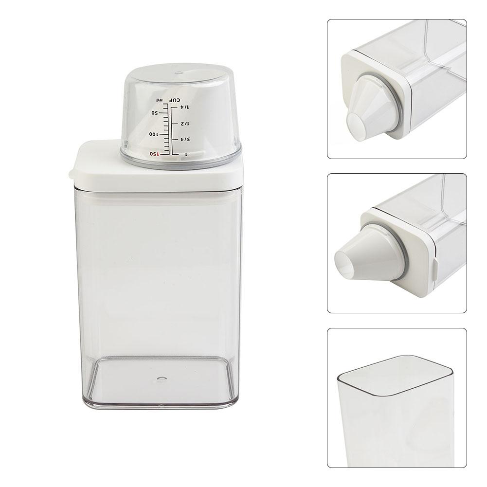 1PC High Quality Laundry Detergent Dispenser For Laundry Detergent Powder Kitchen Plastic Airtight Food Storage Containers