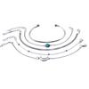 5 Pcs/Set Five-piece Multi-style Chic Multi Shapes Long-lasting Bangle Set Bracelet