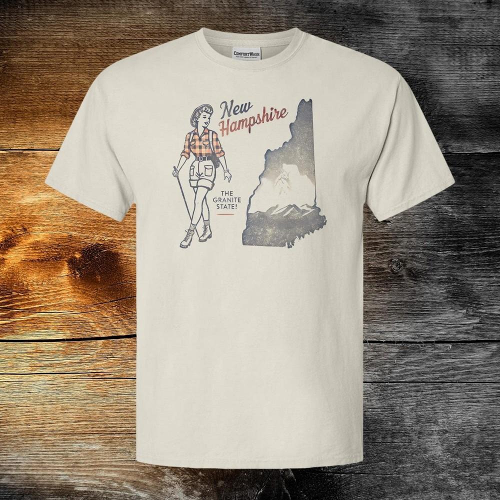 Remake Vintage New Hampshire T-Shirt, New Hampshire Design, Outdoor Lover Gift, Unisex T-Shirt XL