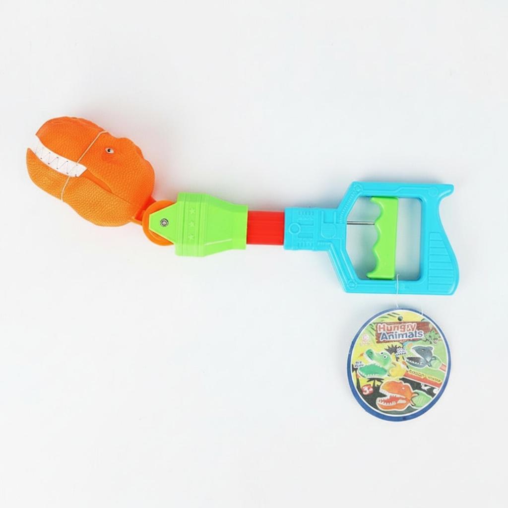 Dinosaur Grabber Toy Extended-Reach Safe for Indoor Games, Kids