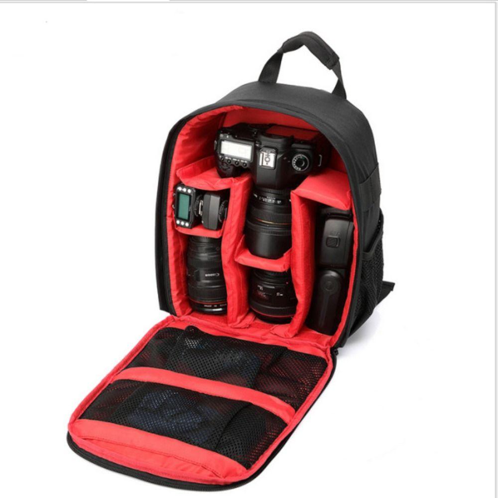 Multi-functional Camera Backpack Waterproof Outdoor Digital Shoulder Camera Bag Breathable Nylon Camera Photo Bag Case DSLR