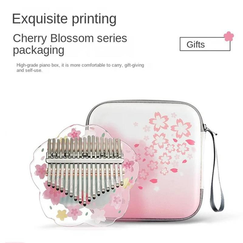 17/21 Keys Transparent Kalimba Music Instruments Portable Kalimba Fingers Piano Clear Pitch Stylish Crystal Transparent Thumbs Piano