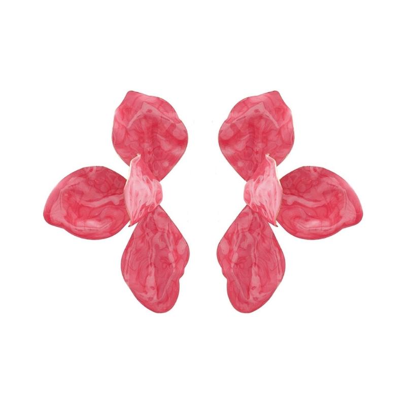Sophisticated Earrings Ear Jewelry Flower Studs Earrings Unique Ear Pendant Alloy Texture Ear Pin for Fashion Lover