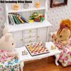 1/12 Miniature Chess Board Chess Game Dollhouse Accessories