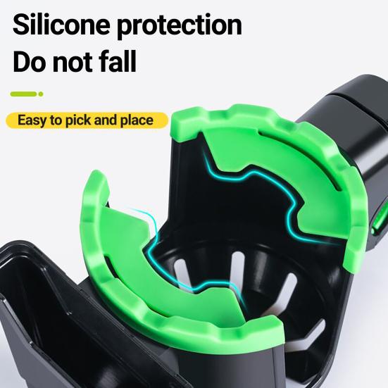 Bike Bottle Holder Portable MTB Road 2-in-1 Anti-slip Bicycle Phone Cup Holder Kettle