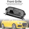 RSQ3 Style Front Honeycomb Grill Grille 8U0853653M Fit Q3 2016-2018 Gloss Black