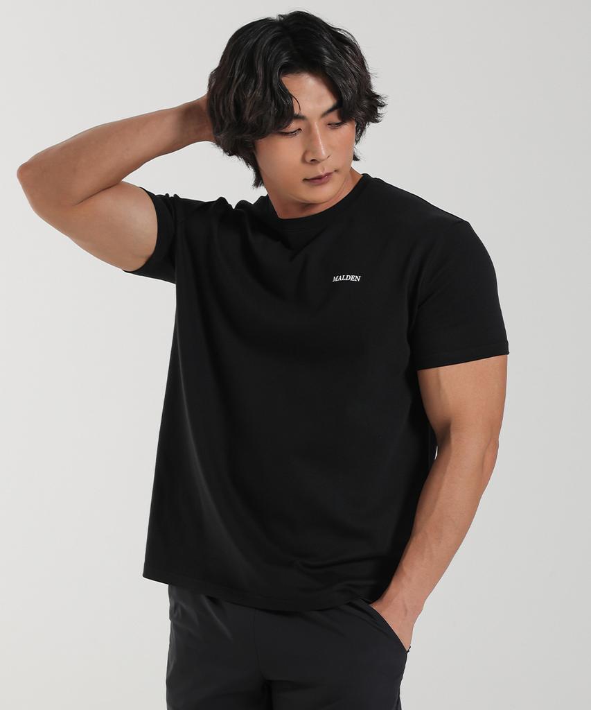 Moldeun Basic Semi-Overfit Logo T-Shirt