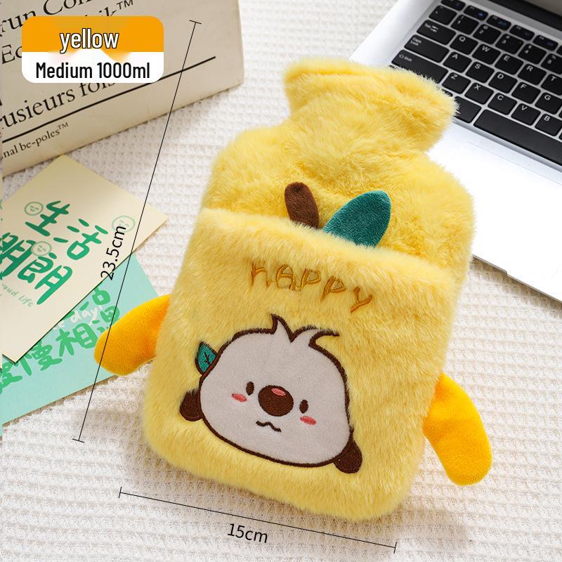 Large Hot Water Bottle: Warm Water Bag for Belly, Hand, and Bed