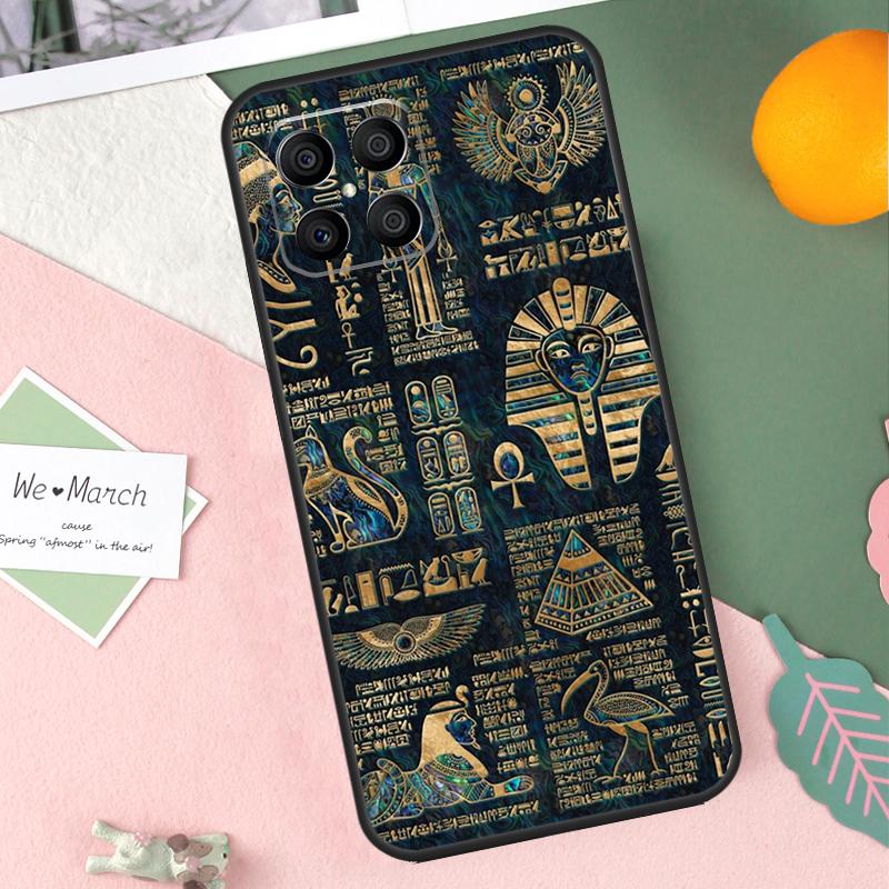 

Ancient Egyptian Hieroglyphic Case For Honor 200 Lite 50 70 90 X9b X9a X8b X8a X8 X9 X9c Honor Magic 7 Pro 5 6 Lite Cover Honor Magic6 Pro