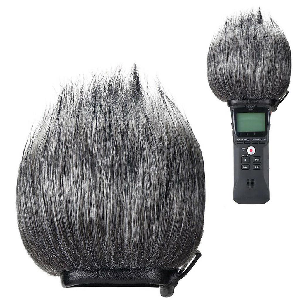 Black Sponge Fur Microphone Covers for Zoom H1 Recorder Microphone Protector Mic Filter Replacements