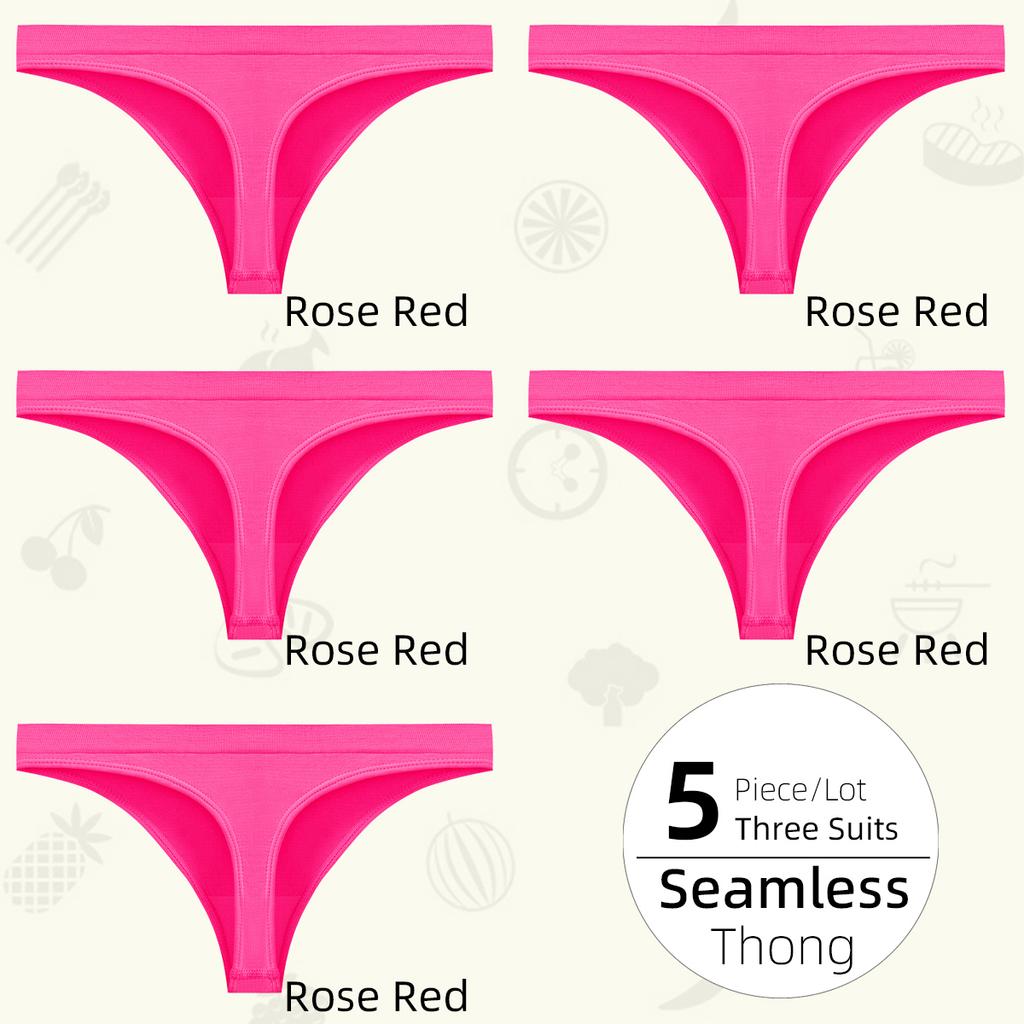 Low Waist Sexy Women Panties, Low Rise Thong Panties, Seamless T Back Women's Underwear #JS001