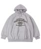 College Team Oversized Fleece-Lined Hoodie [Navy]