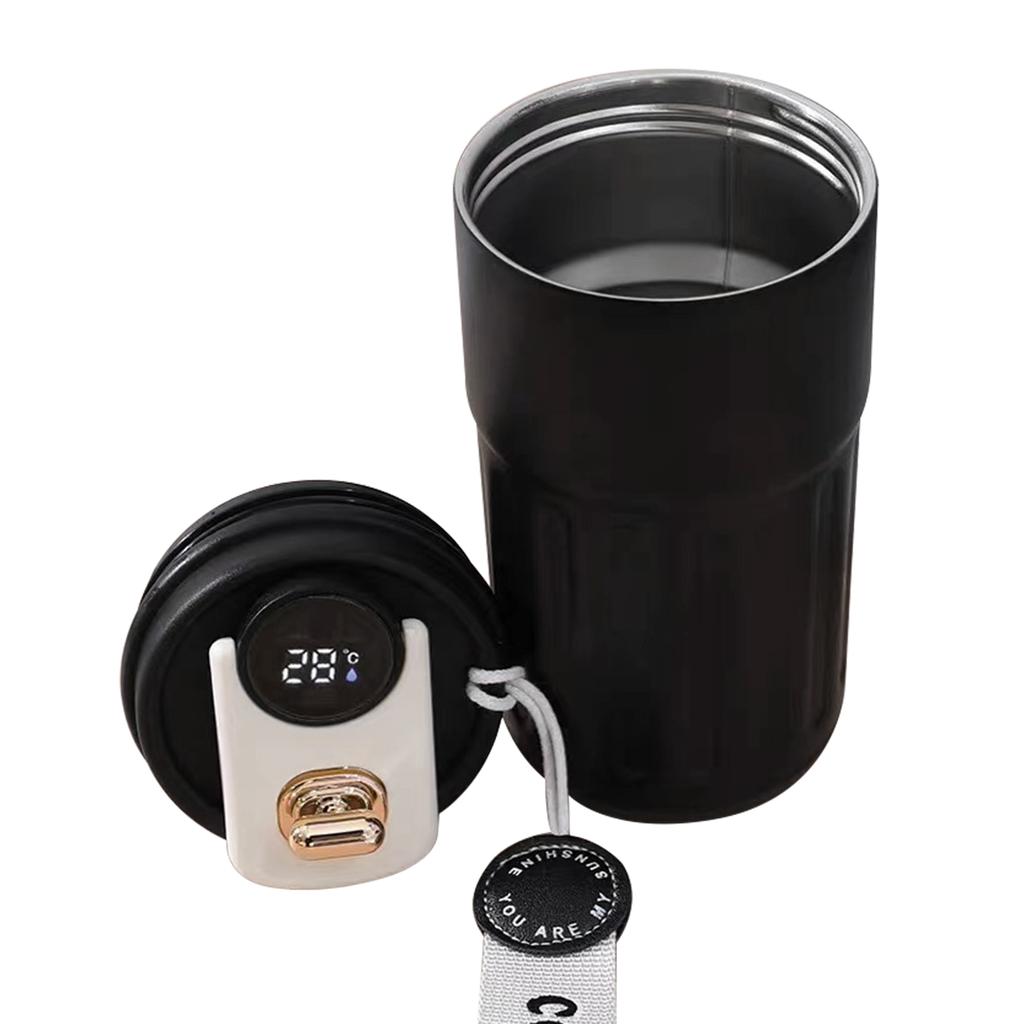 Personalized Digital Display Thermal Mugs Reusable Heat-Resistant Bottle For Camping Picnic