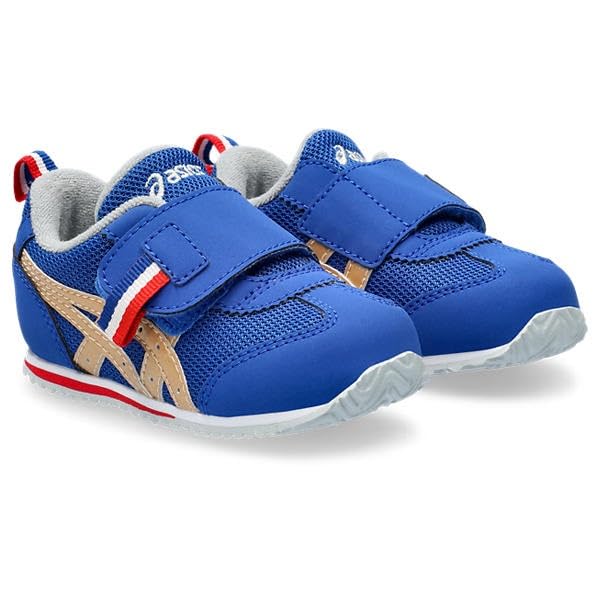 

Baby low single in various cm [Sukusuku] shoes, cut, belt, [Available colors], blue/champagne 366, 13.0