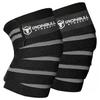 Iron Bull Strength Knee Wraps Elastic Knee and Elbow Support Compression for Gym Workouts Knee Straps for Squatting (Pair) - 80" & - Weightlifting,
