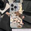 Personality Map Applies To Apple 16Pro Mobile Phone Case iPhone15 Color Silver 1413 Laser 12promax11xsm