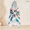 Women Plus Size Printed Hooded Long Sleeve High Low Top And Fitted Pants Two Piece Set