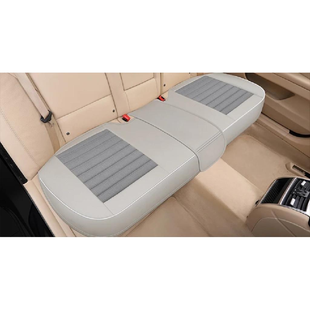 Coprisedile Auto, Cuscino in Lino Stagioni Universale Traspirante Per la Maggior Parte delle Berlina a Quattro Porte e SUV Protezione Ultra-Lusso per Sedile Auto
