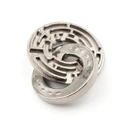 Labyrinth 3D IQ Games Brain Teaser Puzzles For Adults Kids Wit Games Puzzle Metal Fidget Toys Maze