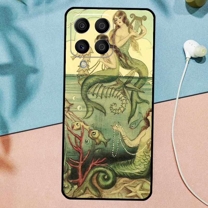Starfish Seahorse Pattern For Samsung Galaxy M53 M33 M11 M21 M31 M12 M13 M14 M15 M35 M34 M54 M32 M52 M06 M16 M55 Case