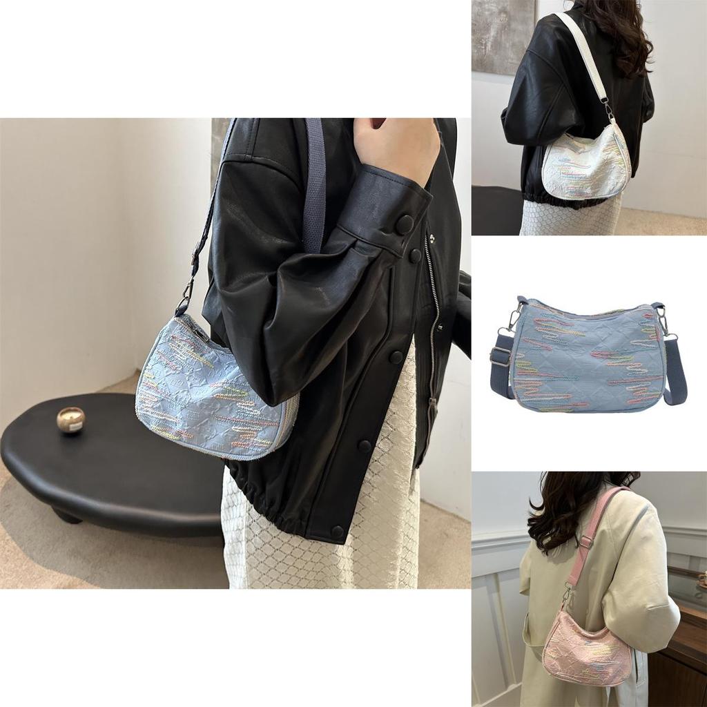 Chic Canvas Crossbody Shoulder Bag For Women Stylish Fall Fashion With Large Capacity