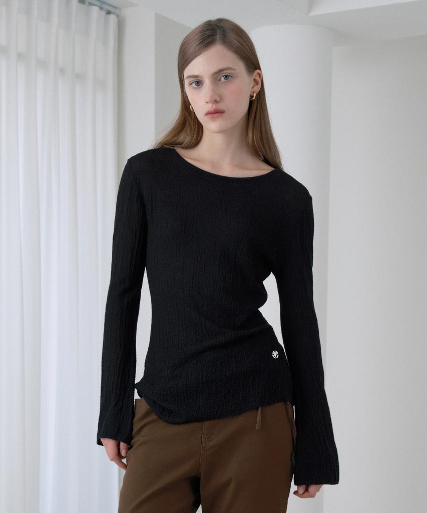 JUCYJUDY Boat Neck Knit Pullover Jzkt021D