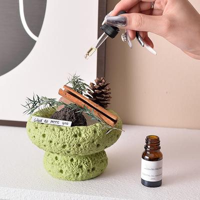 Creative Moon Surface Candle Container Eco-friendly Reusable Mini Flower Pot Cactus Candle Holder Home Decor