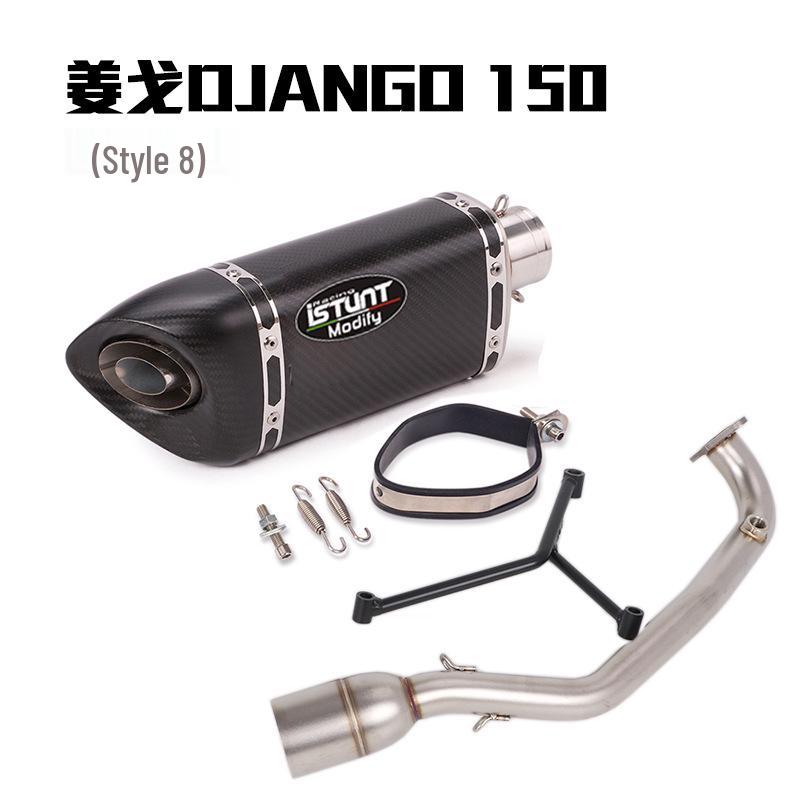 Exhaust Pipe for Peugeot Django 150 - Front, Rear, & Full Sections