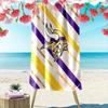 Minnesota Vikings Print Beach Towel, Large Soft Quick Dry Towel for Beach Camping Swimming
