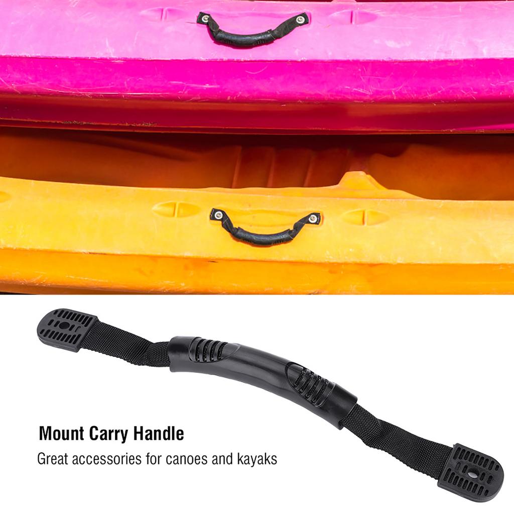 Kayak Canoe Boat Side Mount Carry Handle for Outdoor Boating Accessories black