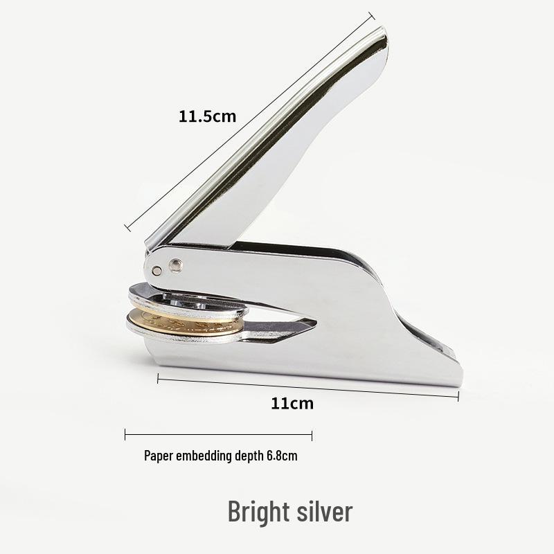 Custom Steel Embossing Pliers for Wedding Logo/Name & Pattern – Raised or Recessed Design Sticker.