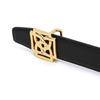Daks Black 4d Gold Buckle Hook Belt Dbbe4f778bk