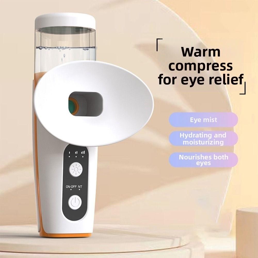 3 Temperature Portable Mist Sprayer Rechargeable Dry Eye Humidifier  Relieve Eye Fatigue