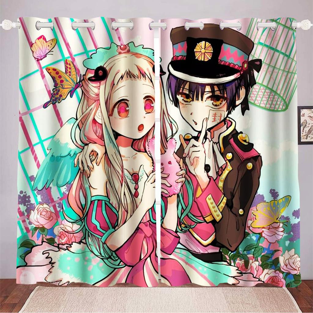 Hanako-kun Cerejeira Japonesa Home Decor Kitchen Living Room Bedroom Curtains For Blackout Curtains Christmas Gifts
