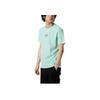 Vans Solid Color Letter Print Round Neck Short Sleeve T-Shirt Unisex Tops Green VN0A3ZO7V60